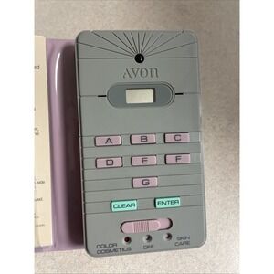 *Vintage* 1991 Violet Avon Personalized Beauty Consultant Color Cosmetics Skin